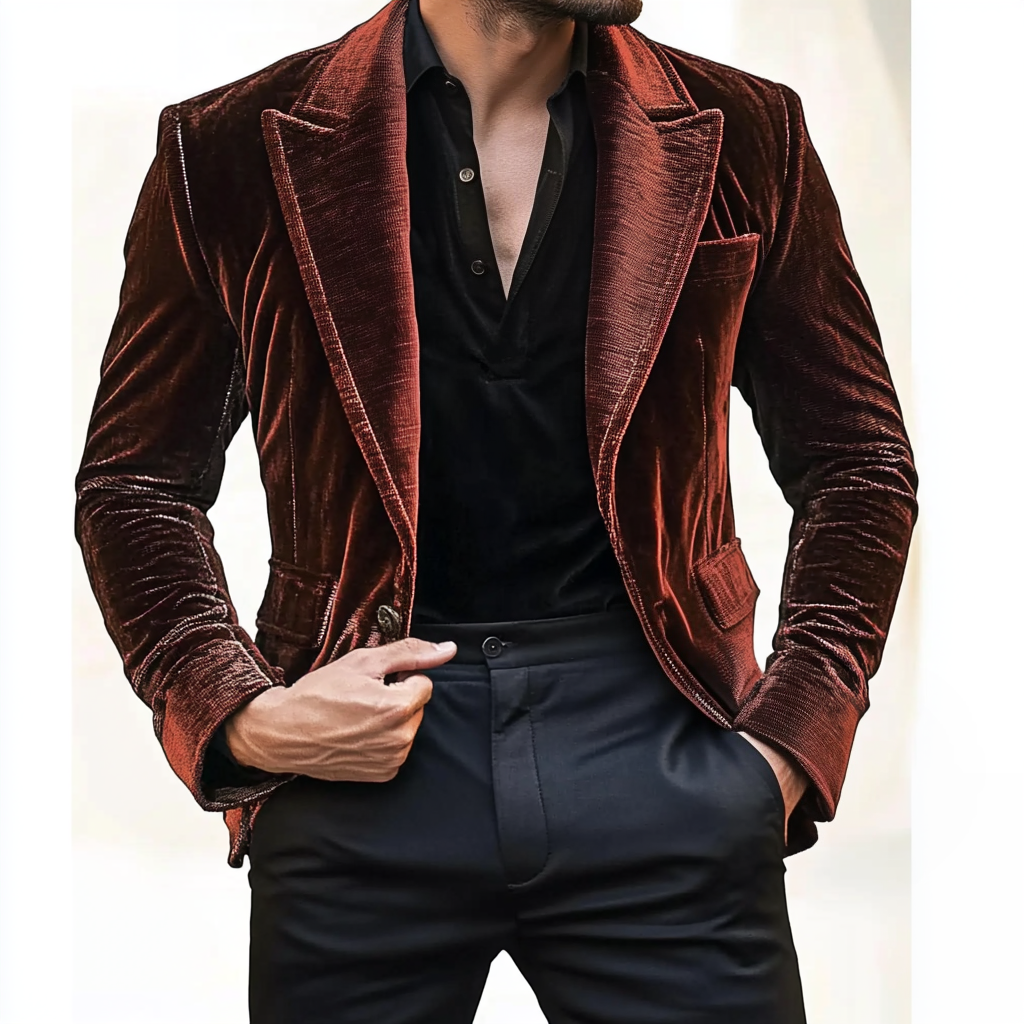 Veste élégante en velours