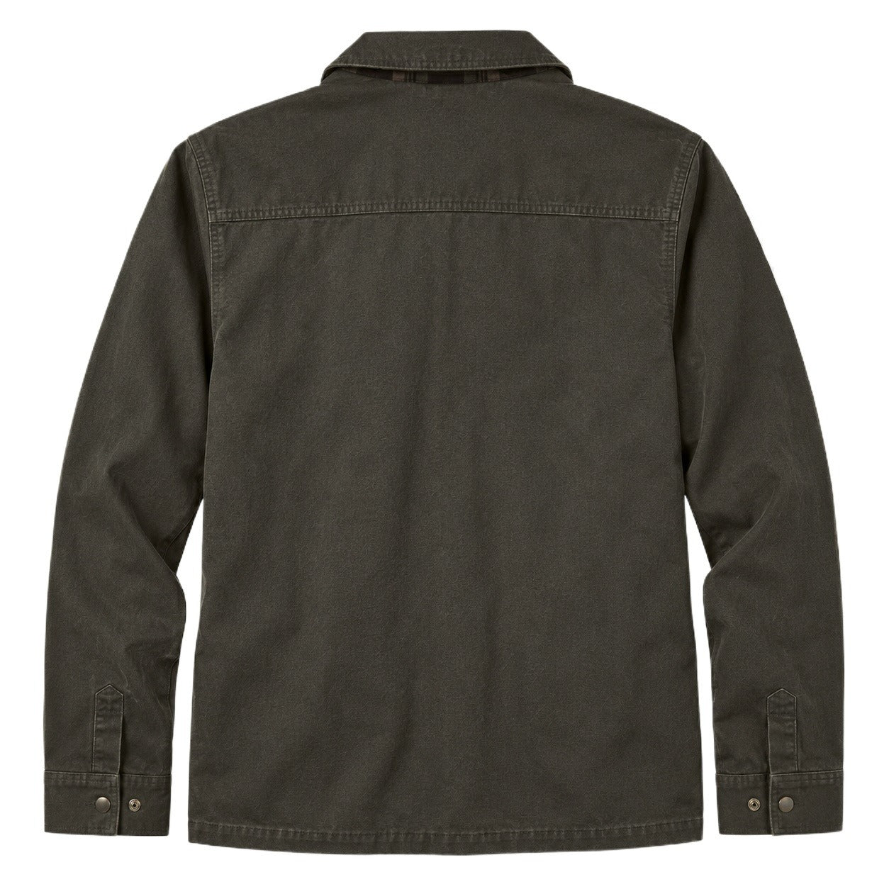 Men’s Lightweight Washed Canvas Work Shirt Jacket