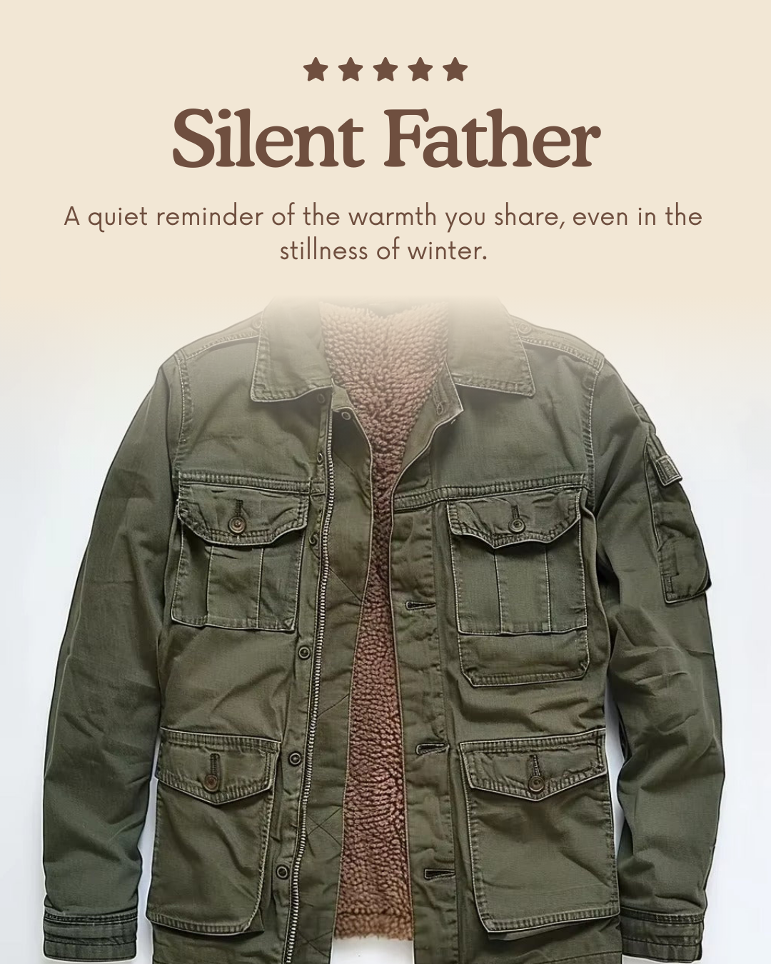 M65フィールドジャケット — 沈黙を守る父親たちへ