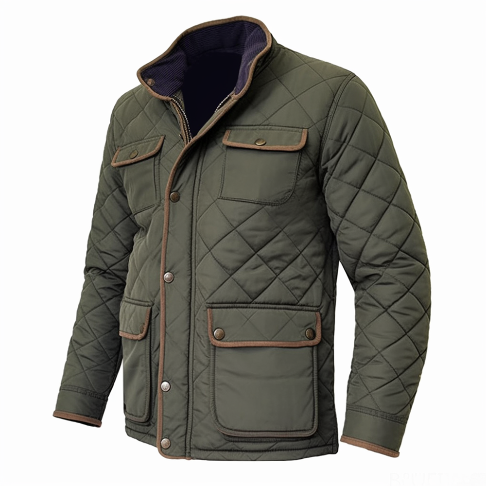 Quilted Jackets for Men Vintage