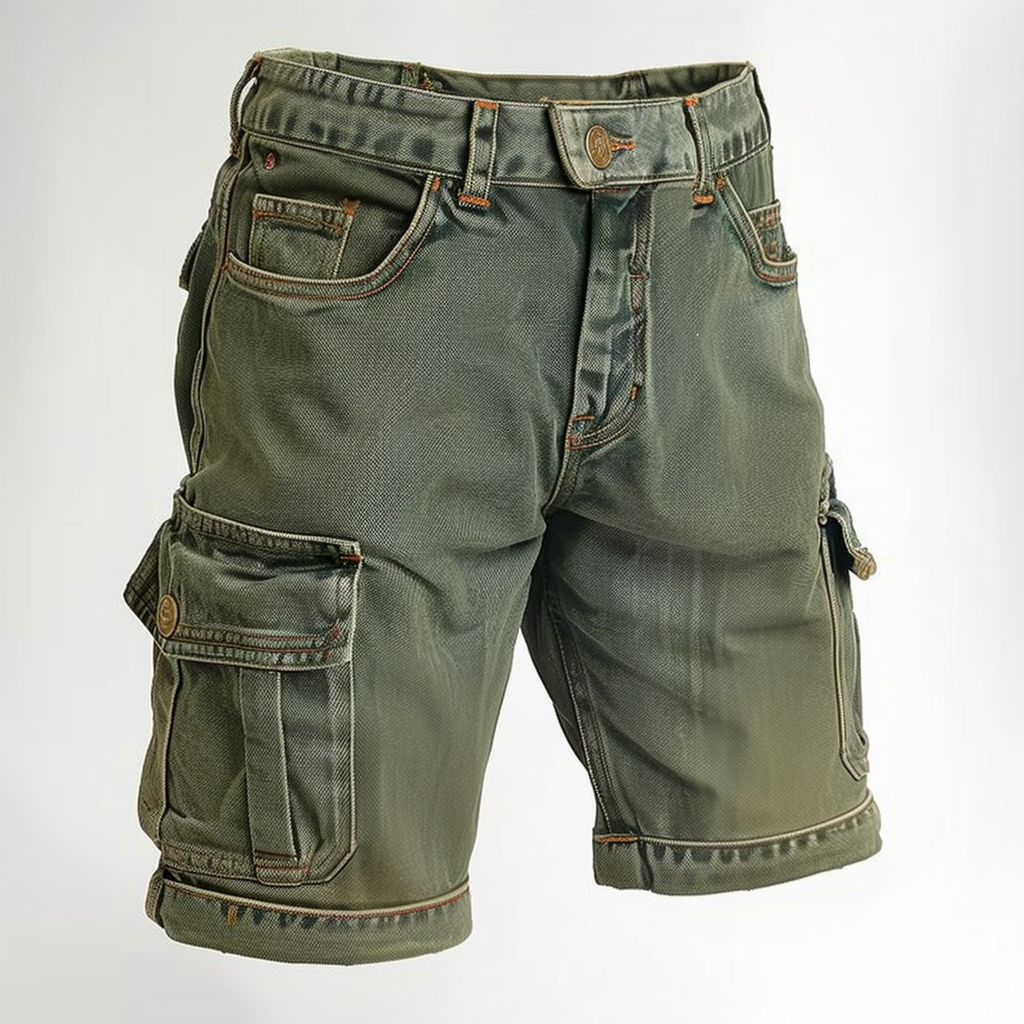 Short en jean de créateur pour hommes