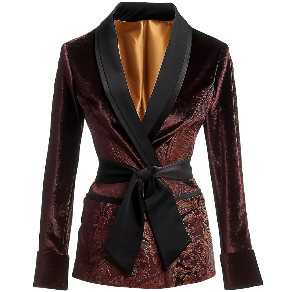 Womens Smoking Jacket
