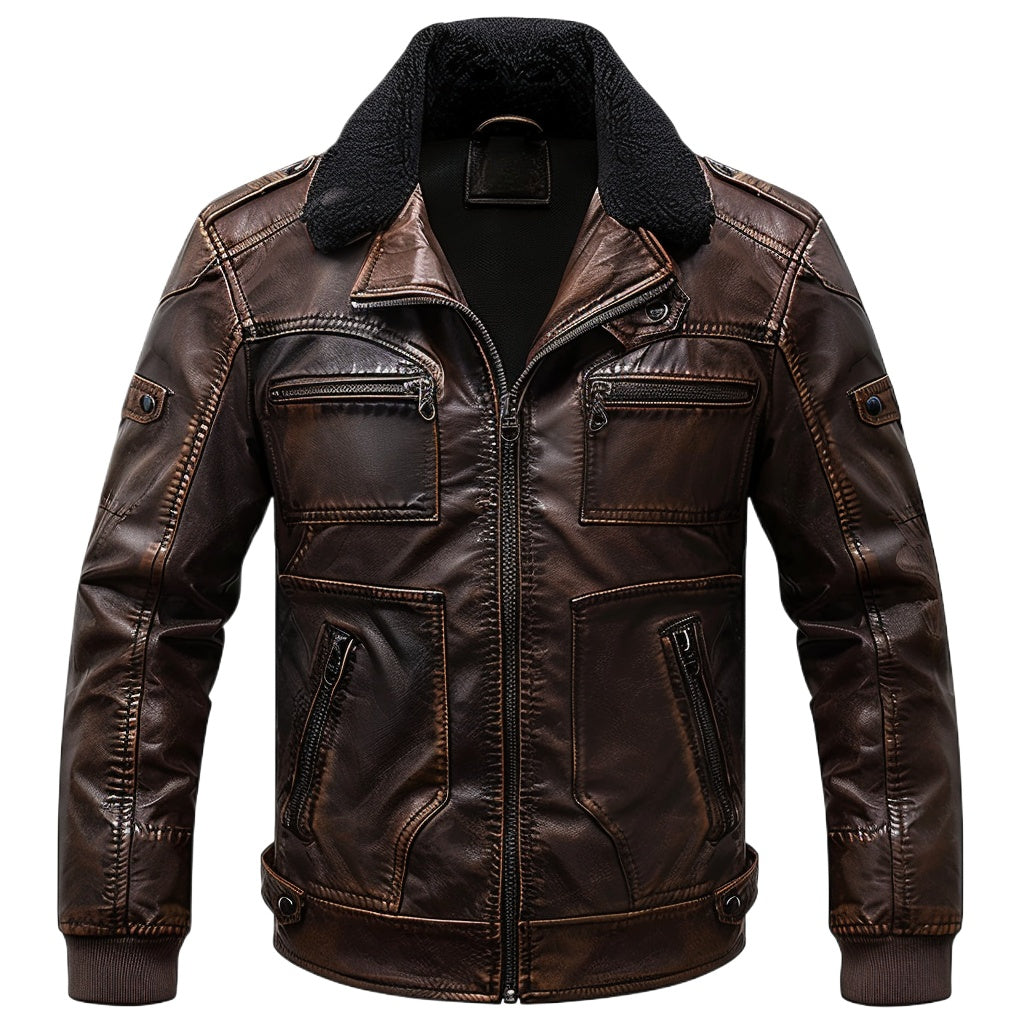 Motorcycle Leather Jacket