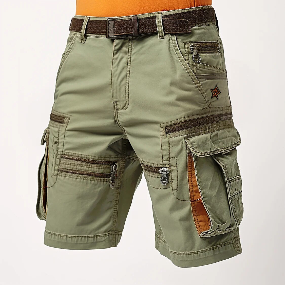 Mens Plus Size Cargo Shorts