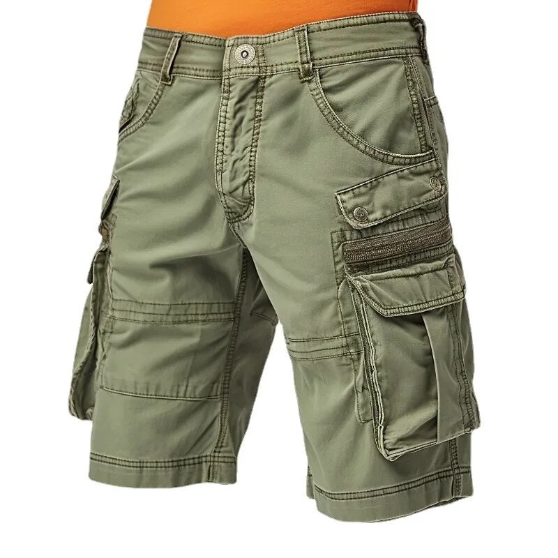 Multi-Pocket Utility Shorts