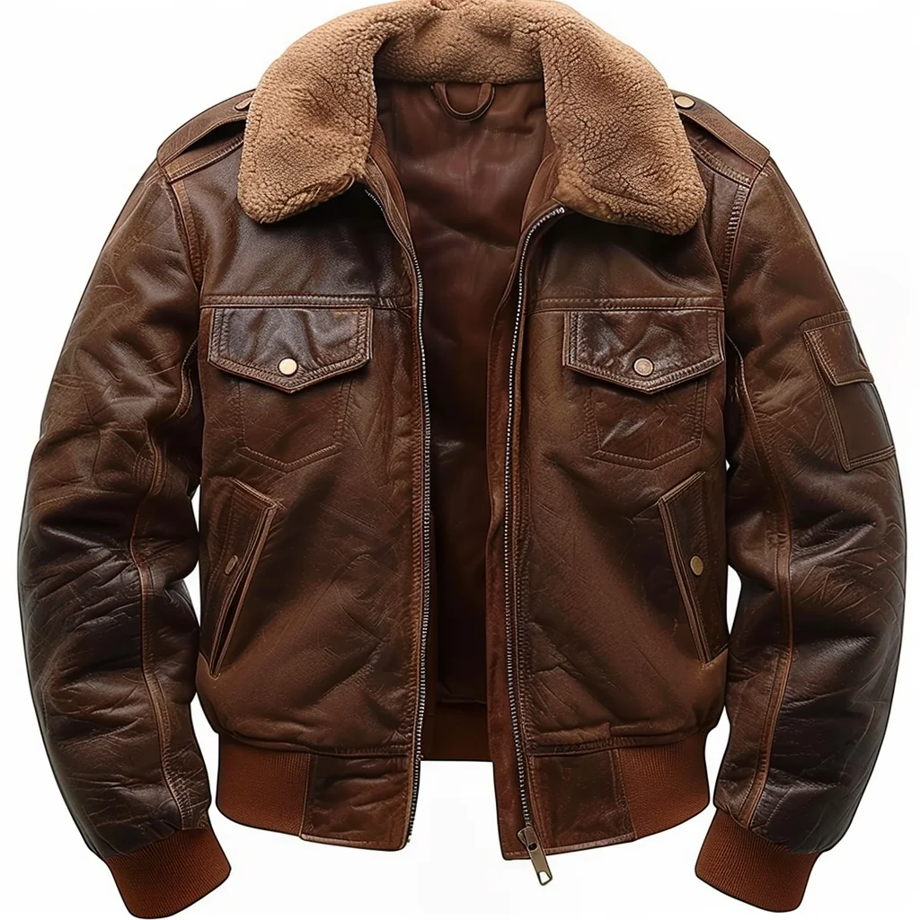 Leather A-2 Style Flight Jacket