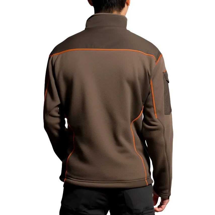 メッシュ裏地付きメンズヴィンテージフリースジャケット