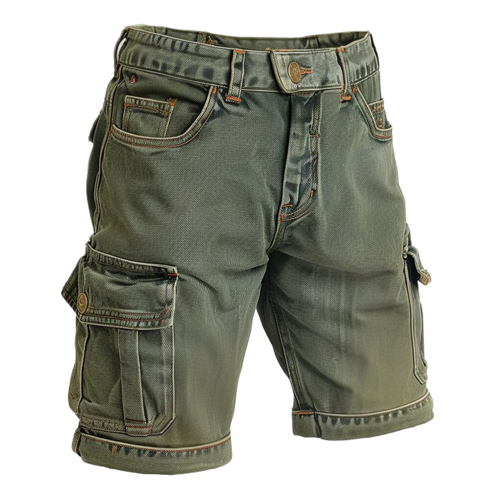 Ultra Low Rise Jean Shorts Men