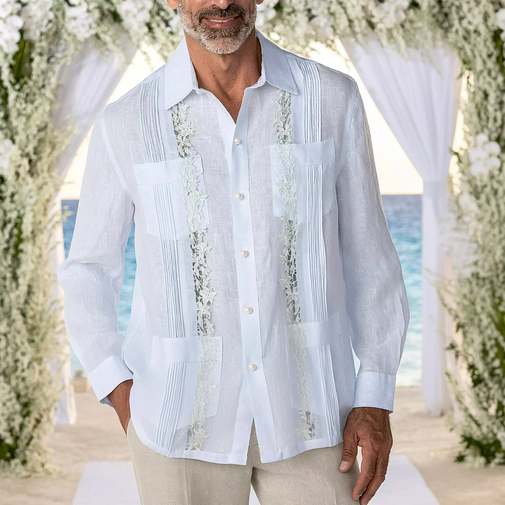 Men’s Wedding Guayabera Shirt