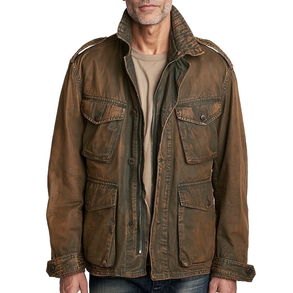 Copper Haze Men's M65-Inspired Field Jacket