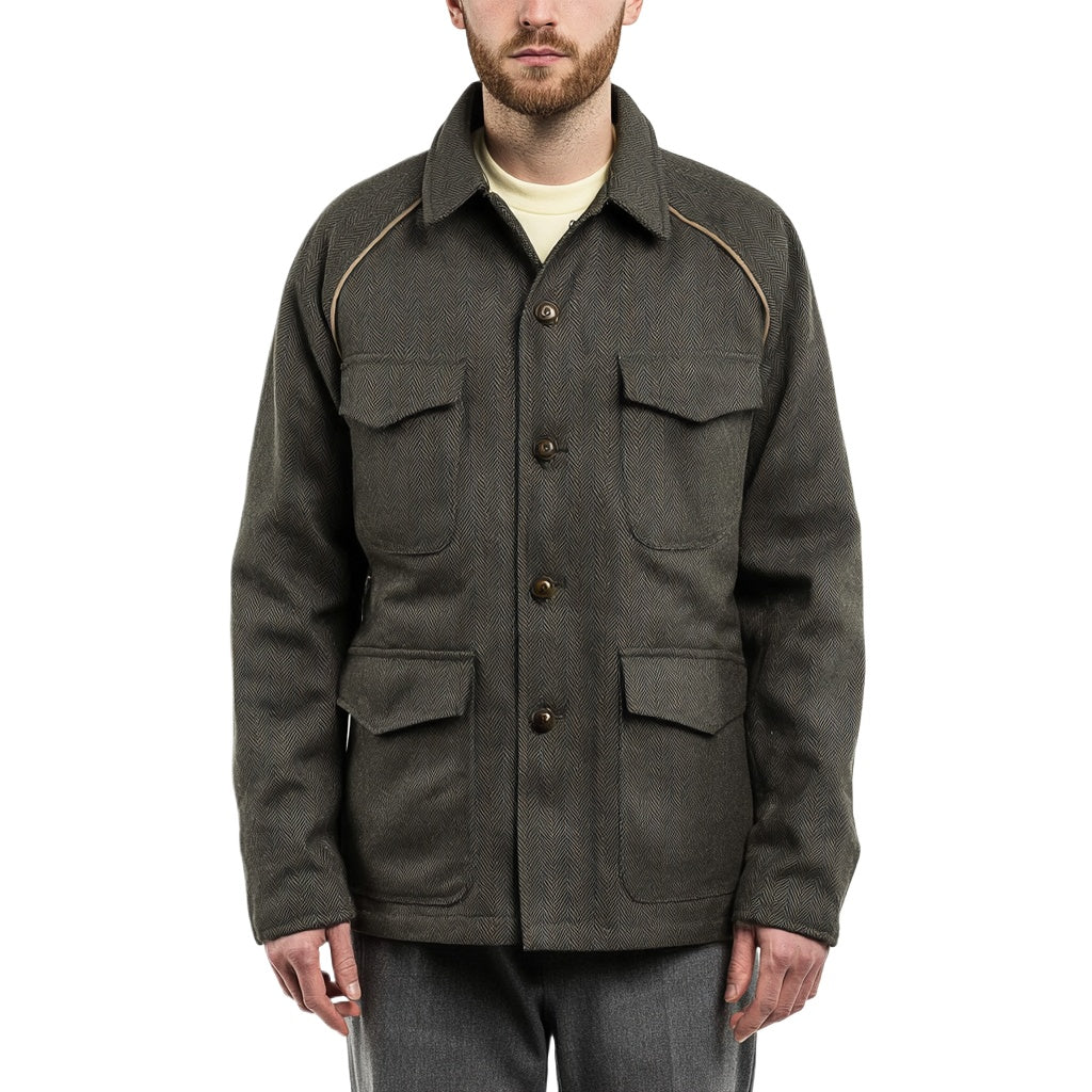 Herringbone Raglan Field Jacket
