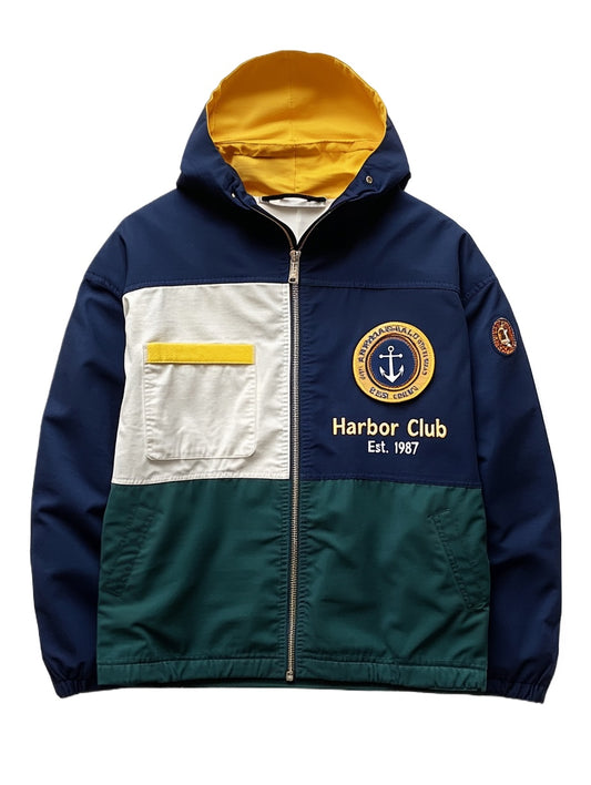 Yacht Club Colorblock Windbreaker Jacket