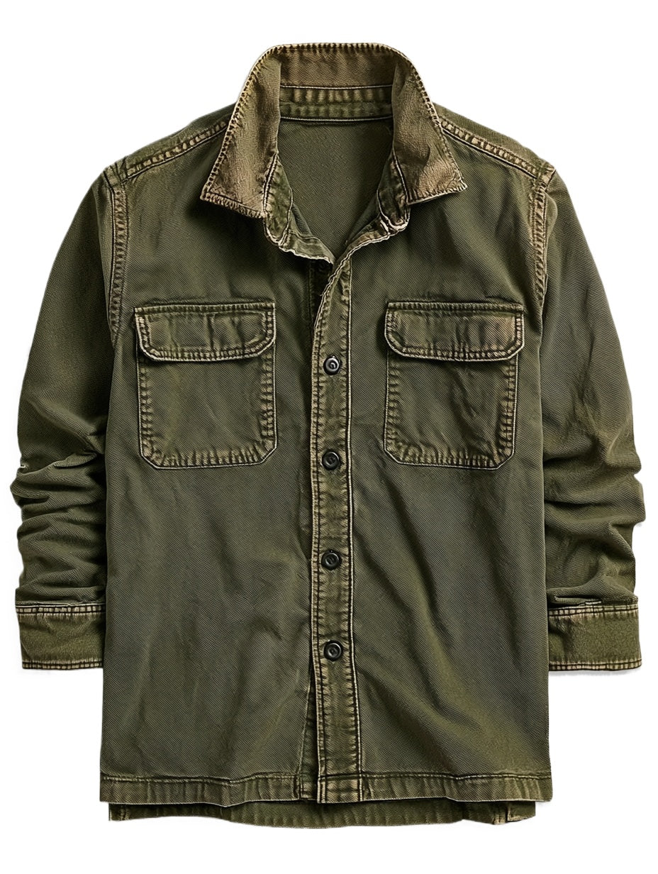 Men’s Rust Relic Washed Utility Shirt