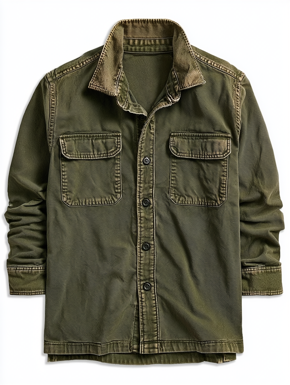 Men’s Rust Relic Washed Utility Shirt