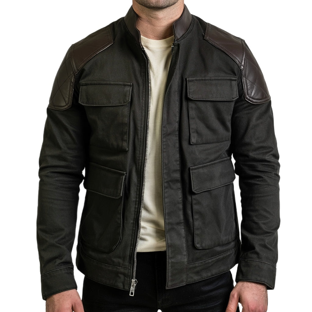 Quilted Saddle Field Jacket