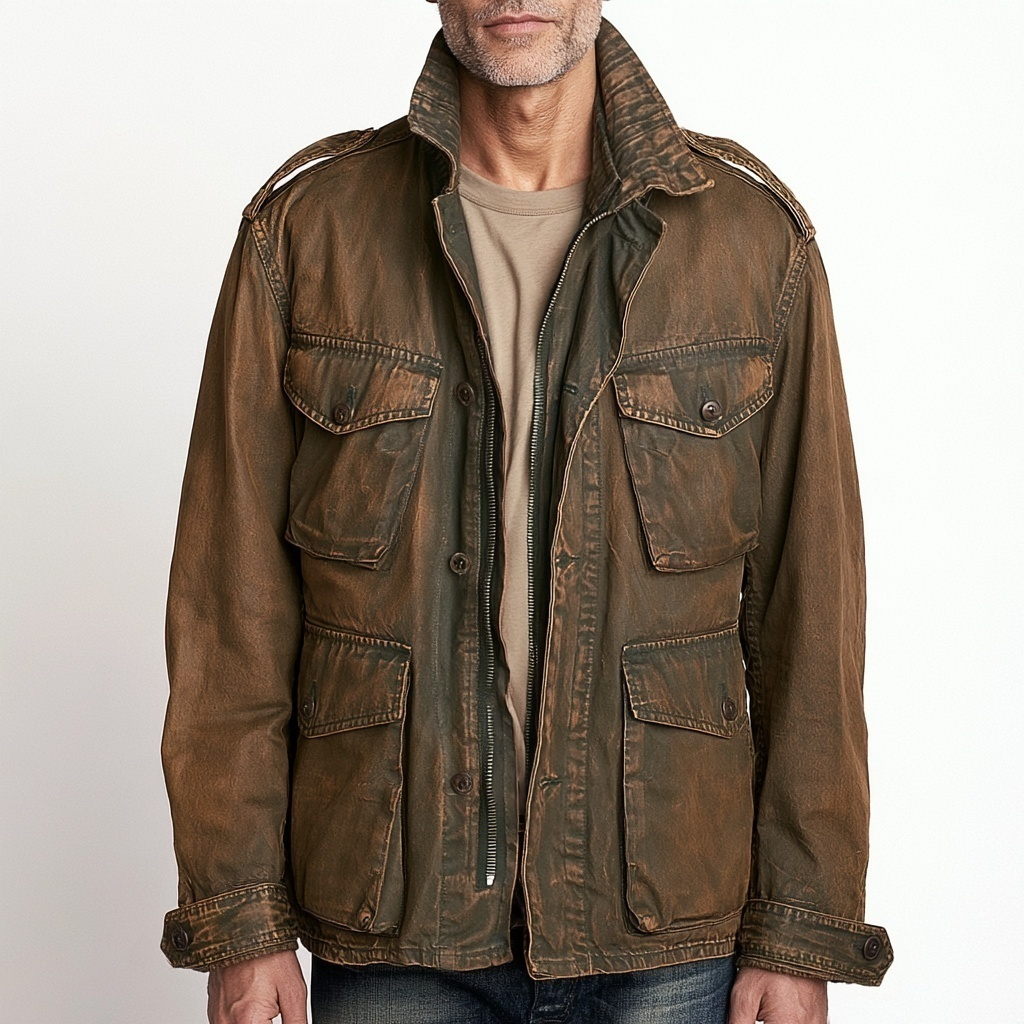 Copper Haze Men's M65-Inspired Field Jacket