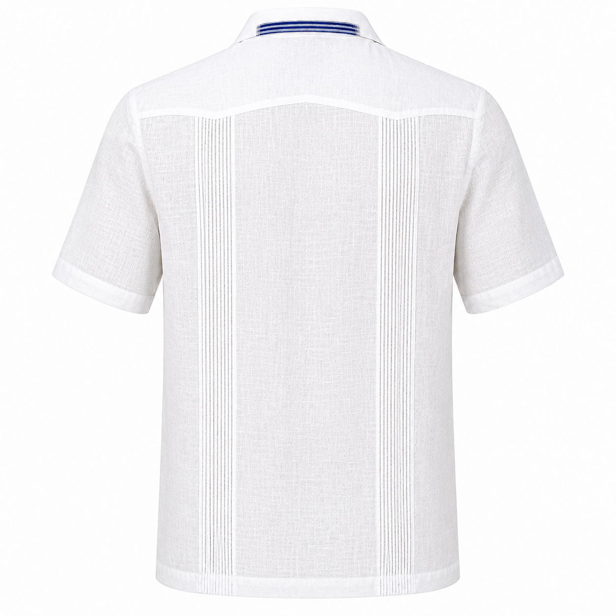 White Linen Guayabera Shirt