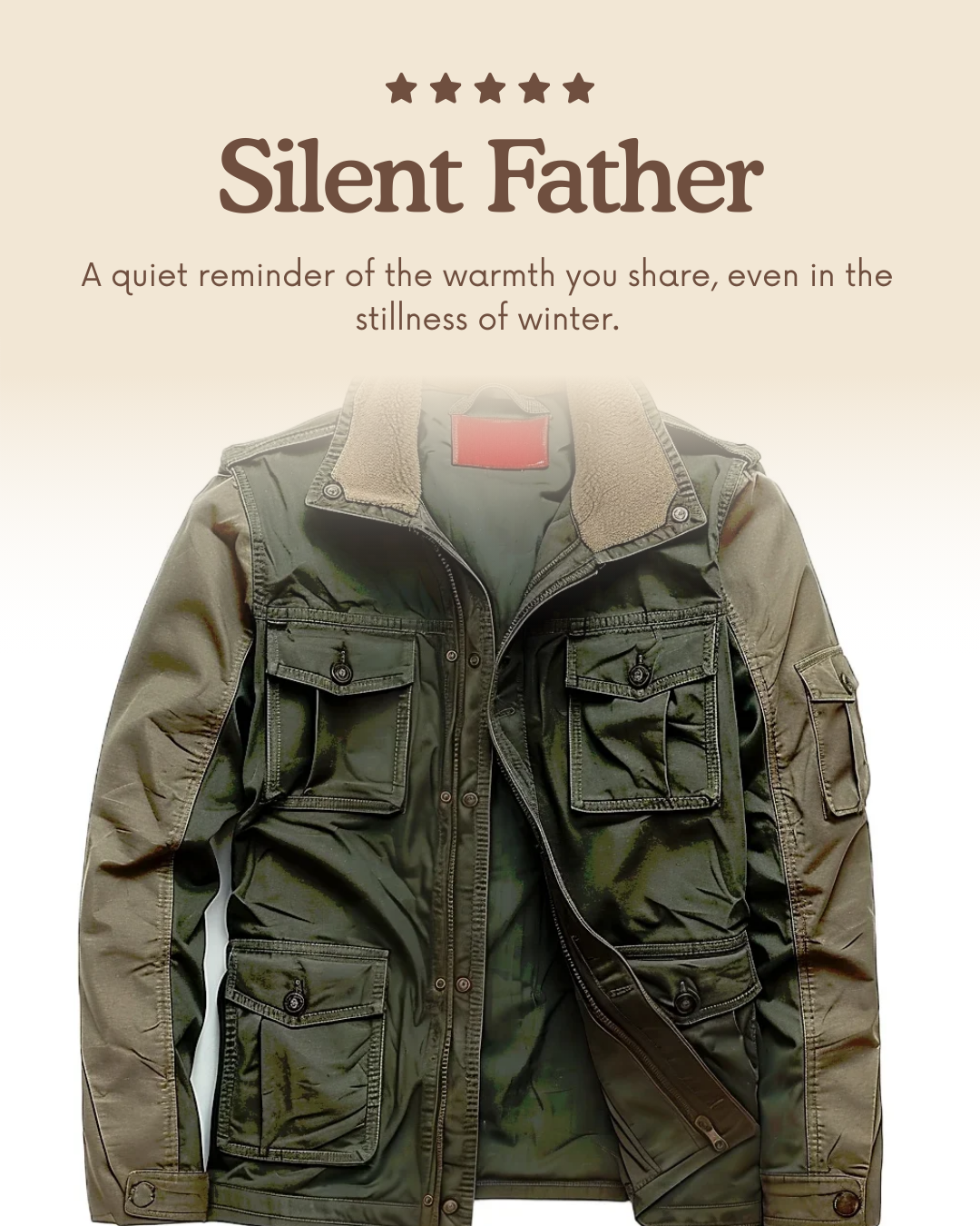 Veste de terrain M65 tendance pour papa — Pour les pères discrets