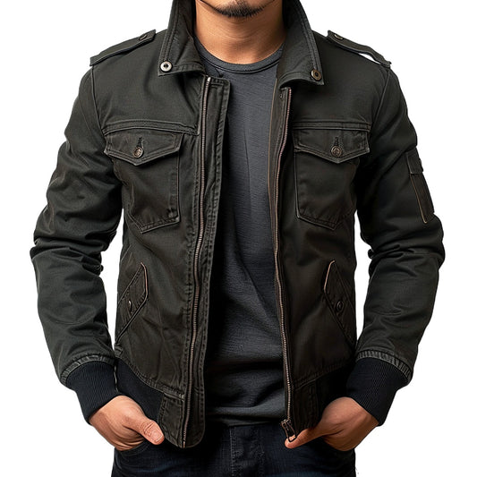 Men's Field  Bomber Jacket Vintage Military