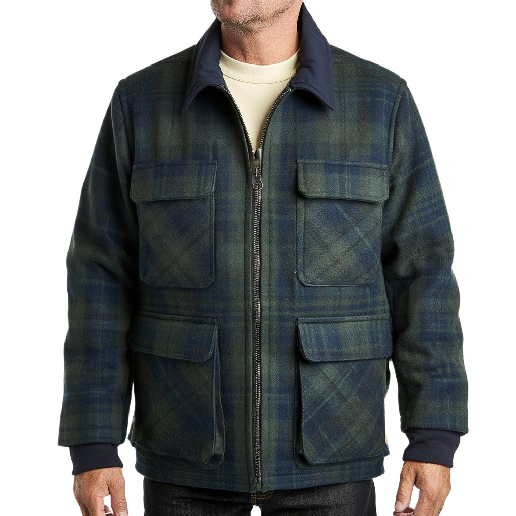 Shadow Plaid Field Jacket