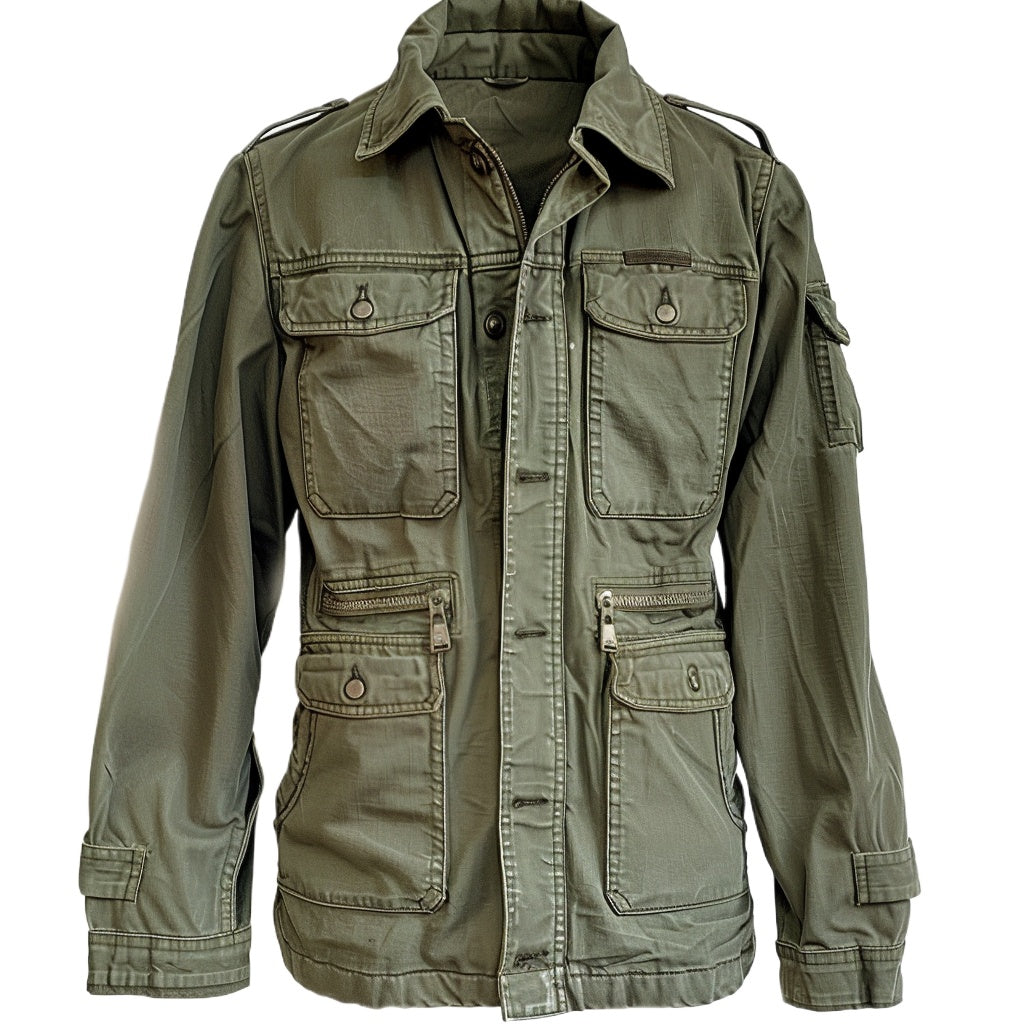 Veste militaire vintage robuste pour homme M65