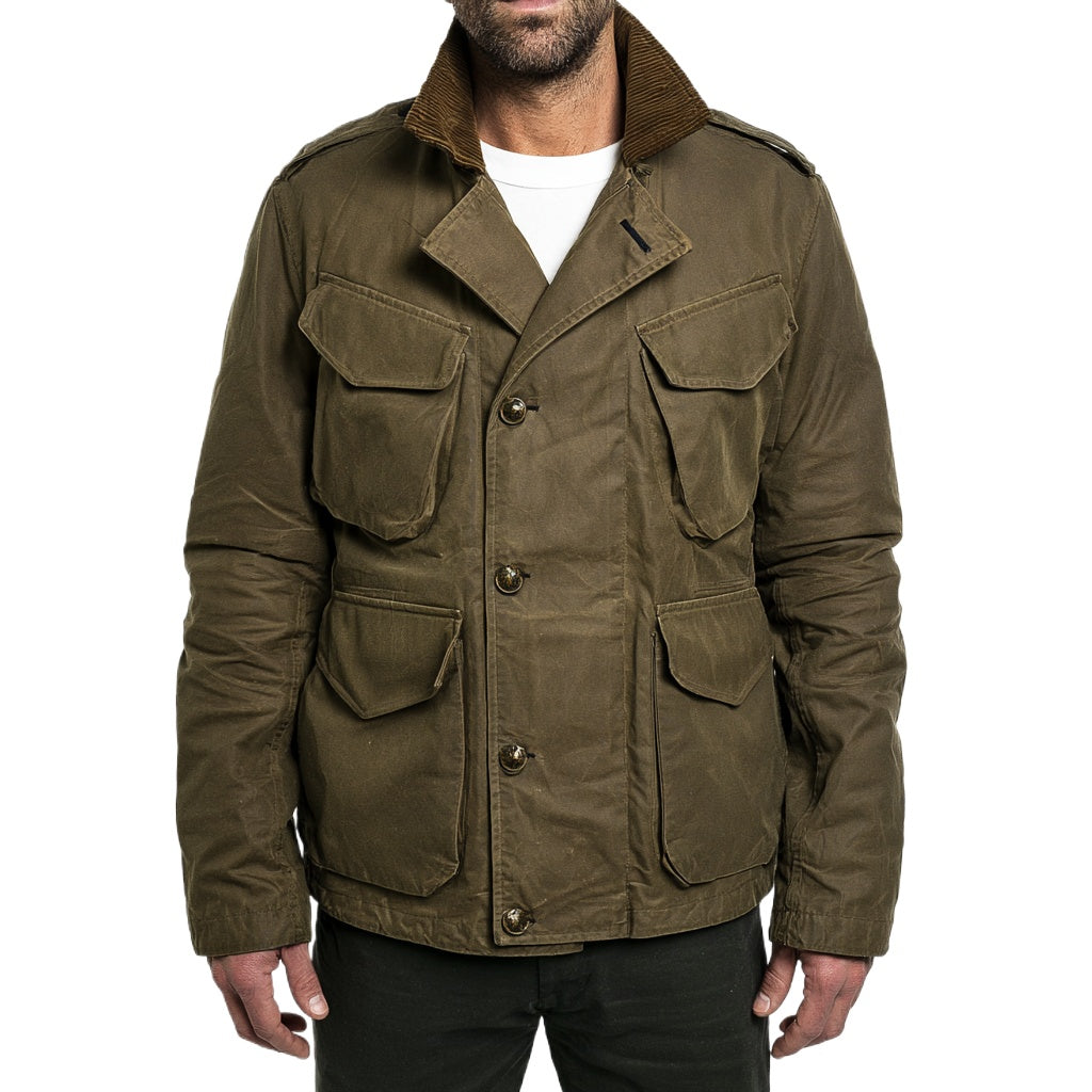 Tobacco Cord-Collar Field Jacket