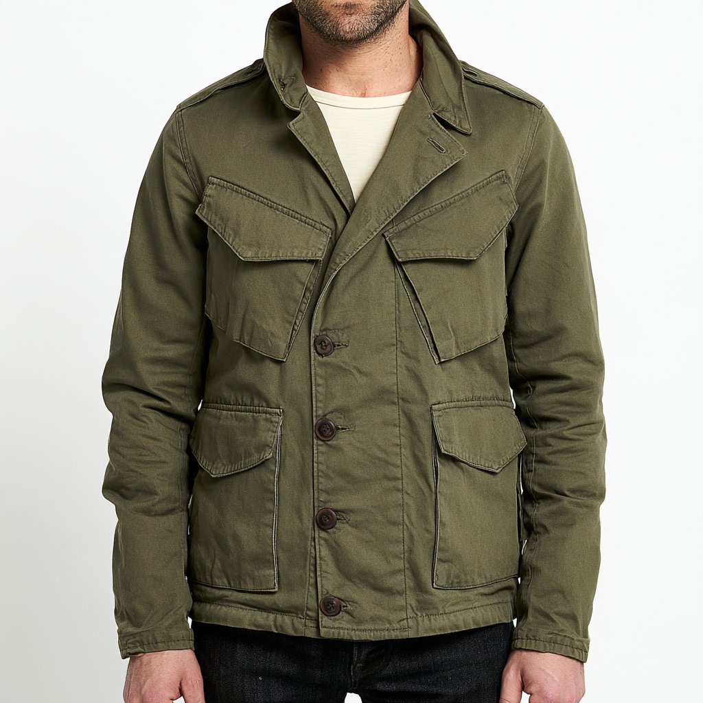 Olive Crossover Field Jacket
