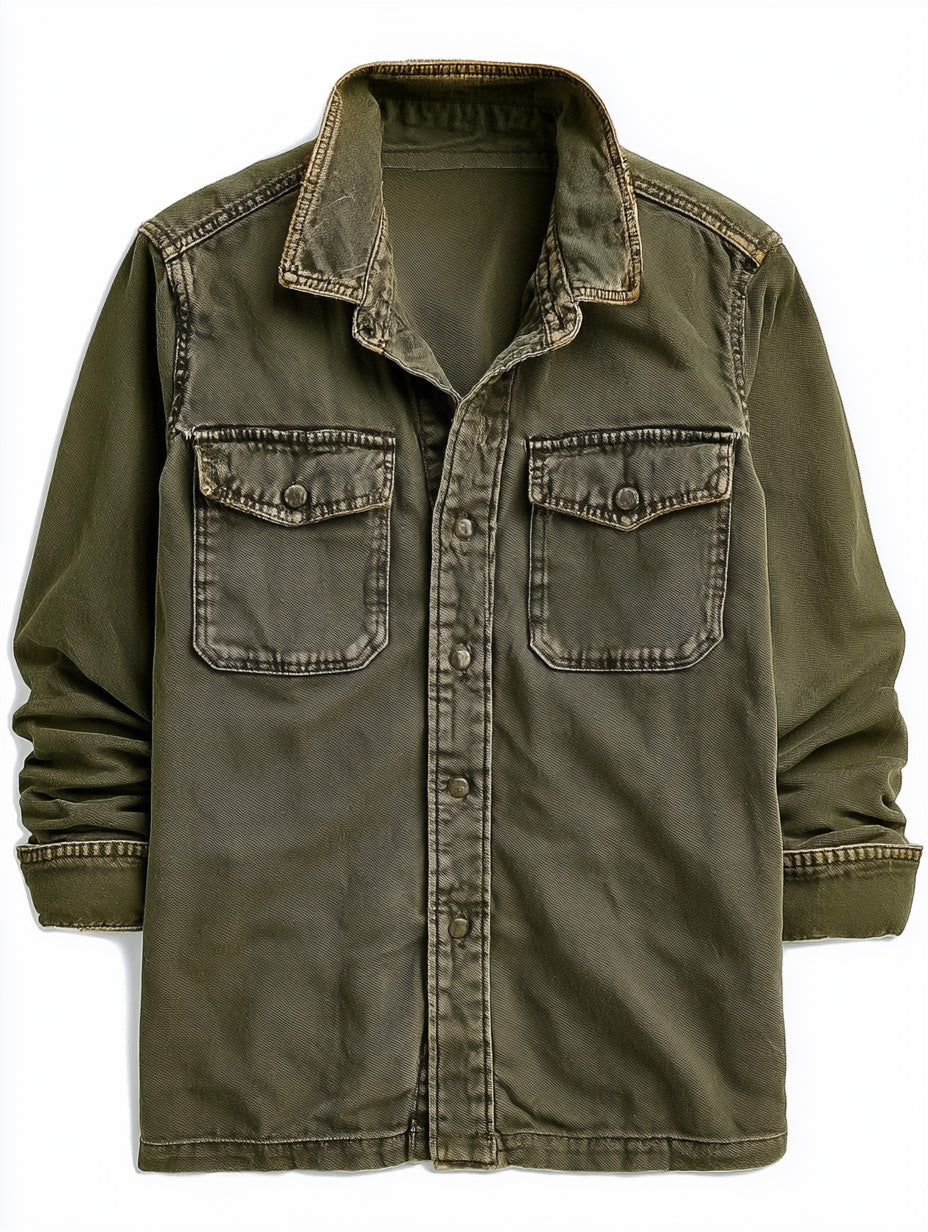 Men’s Rust Relic Washed Utility Shirt