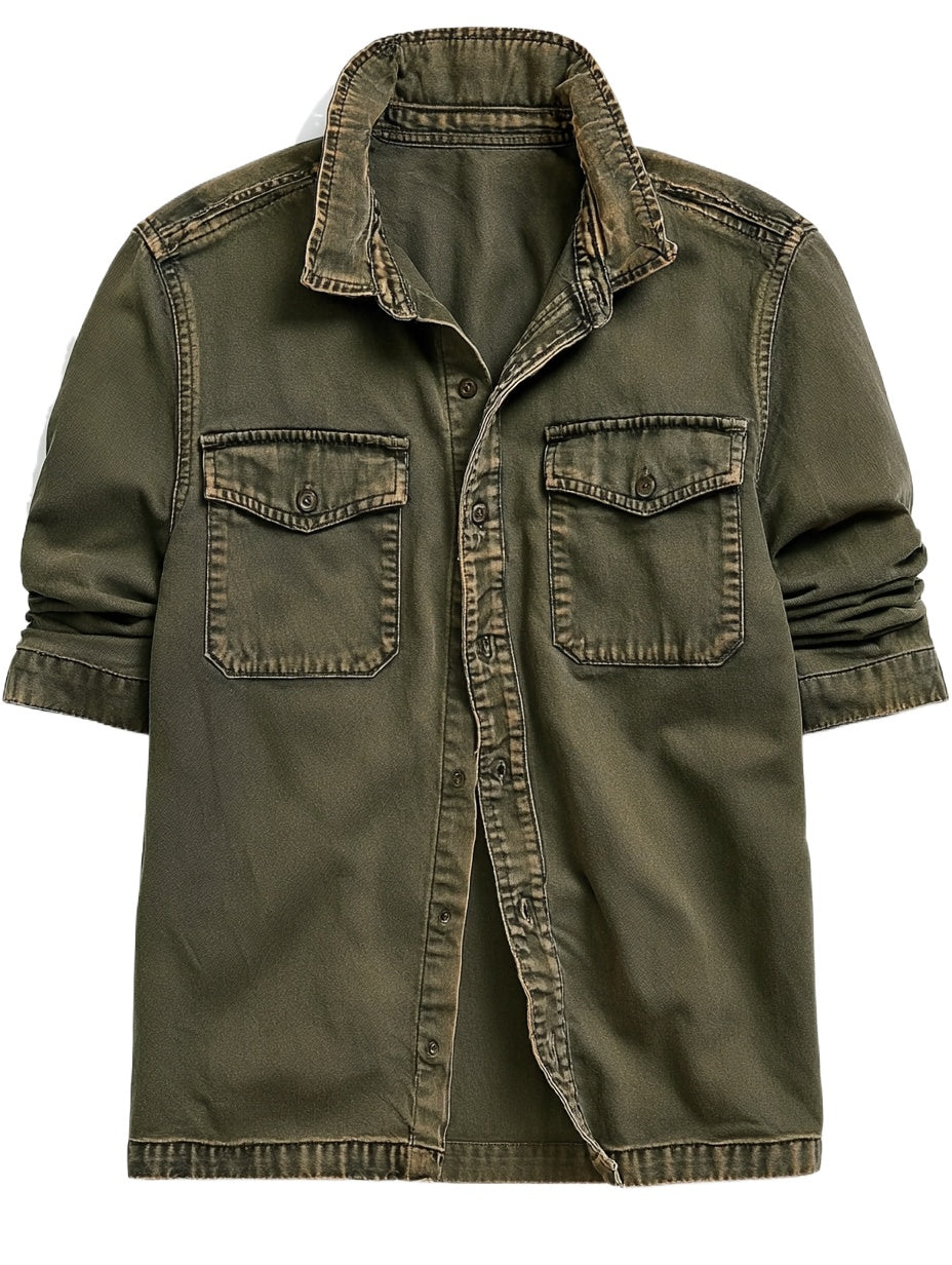 Men’s Rust Relic Washed Utility Shirt