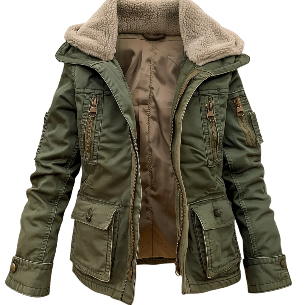 Burst-Cloud Collar M65 Field Jacket · Women