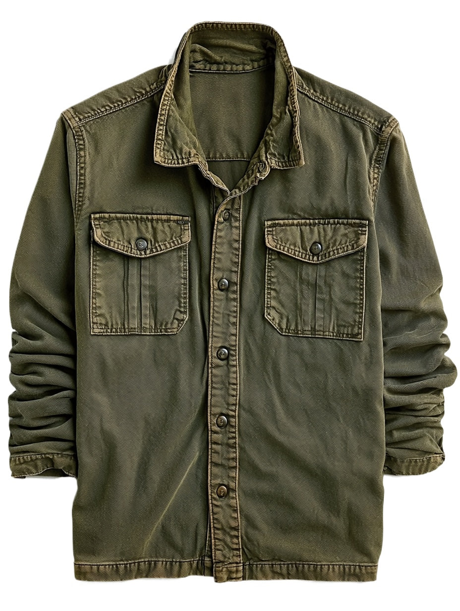 Men’s Rust Relic Washed Utility Shirt