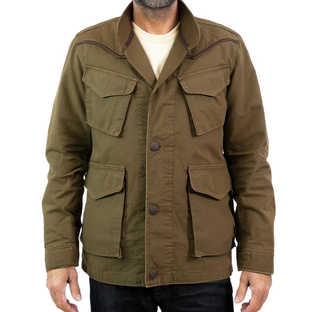 Ranch Yoke Snap Field Jacket | Tobacco Olive Four-Pocket Layer