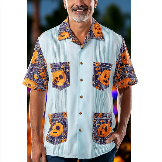 Halloween Guayabera Shirt