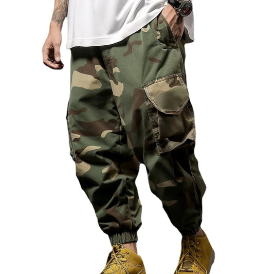 Men's Baggy Camo Multiple Pockets Cargo Pants