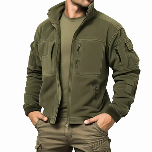 Rugged Old Green Army Bomber Jacket