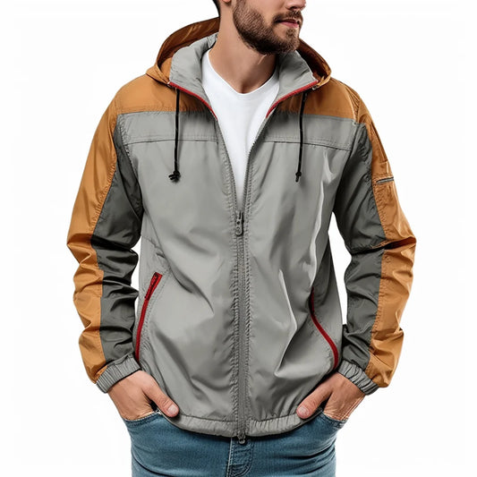 Mens Vintage Lightweight Jackets for Men with Hood
