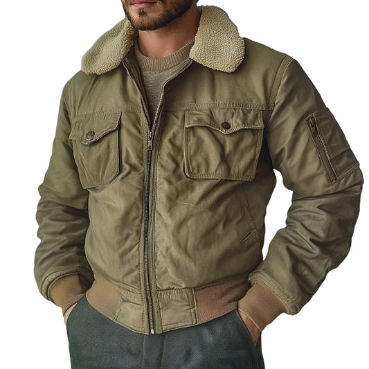 WW2 Brad Jackets Tanker Wii Army Military Style Jacket