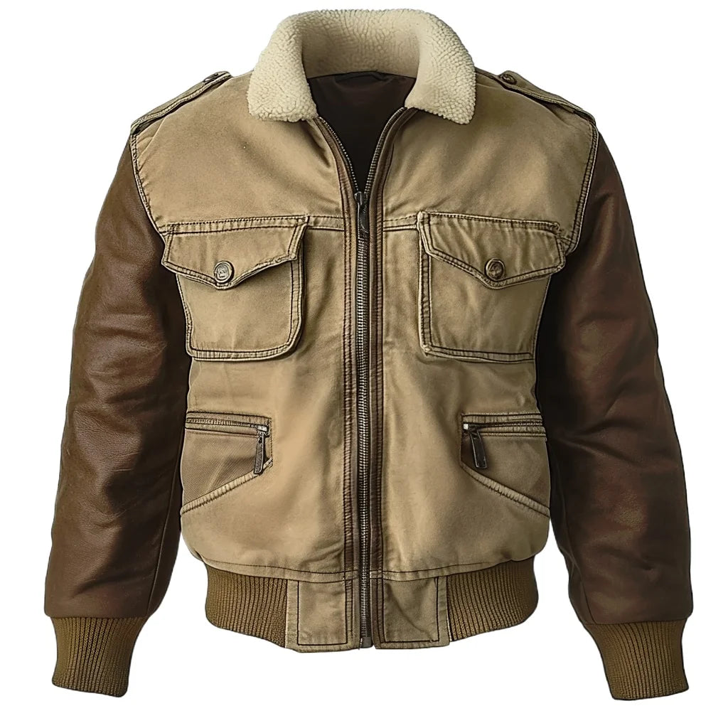 WW2 Brad Jackets Tanker Wii Army Military Style Jacket