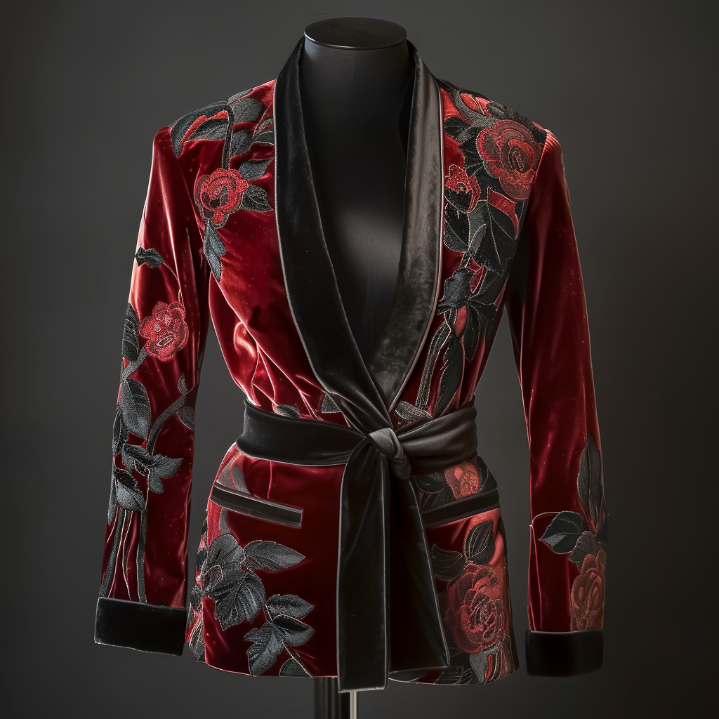 Womens Smoking Jacket