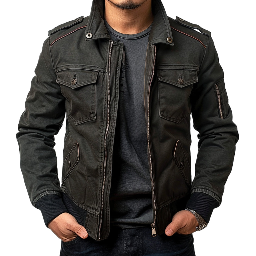 Men's Field  Bomber Jacket Vintage Military