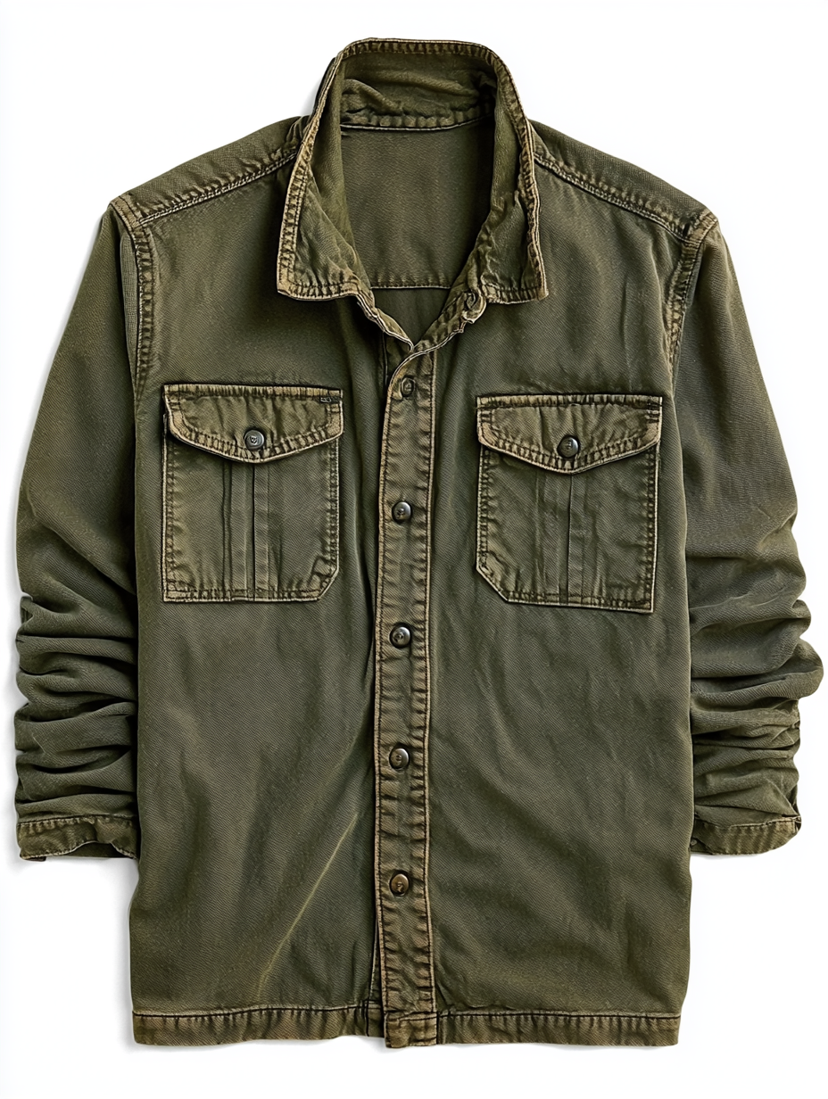 Men’s Rust Relic Washed Utility Shirt