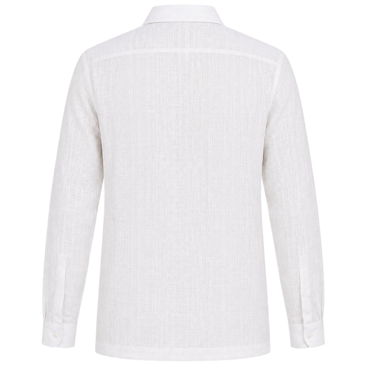 Men’s 100% Linen Multi-Stripe Guayabera Shirt