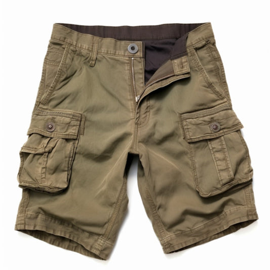 Multi-Pocket Utility Shorts