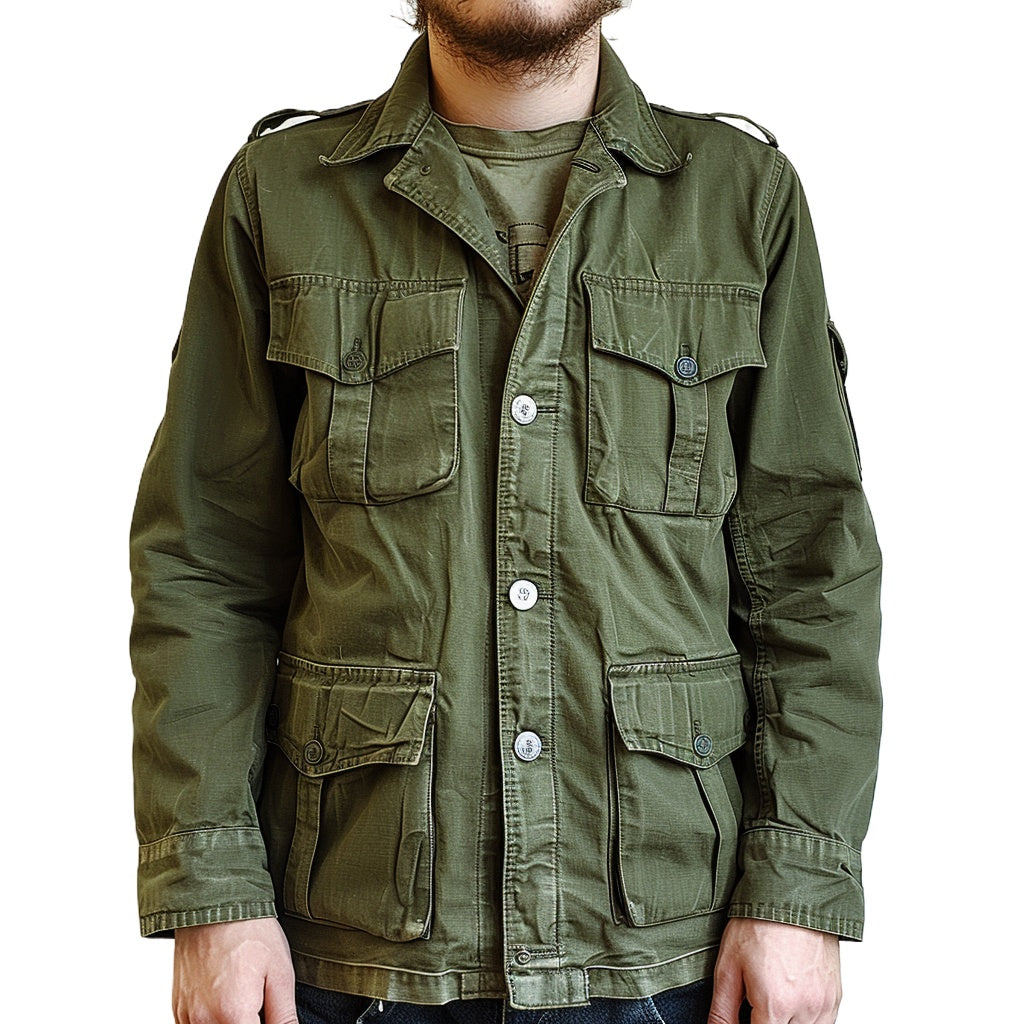 Veste militaire vintage robuste pour homme M65