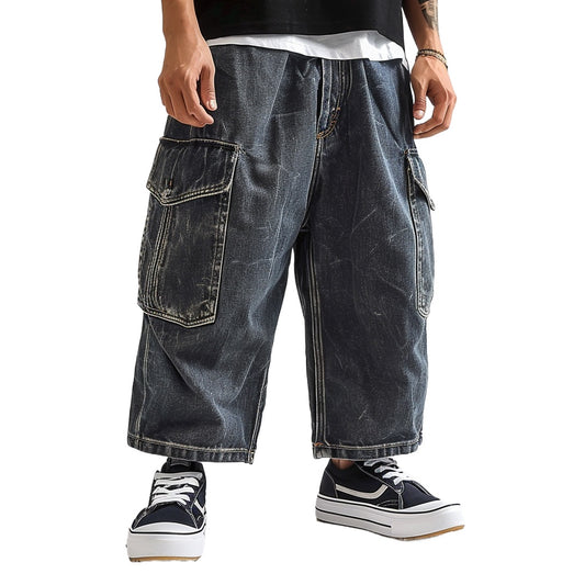 Jorts Mens Baggy Jean Shorts