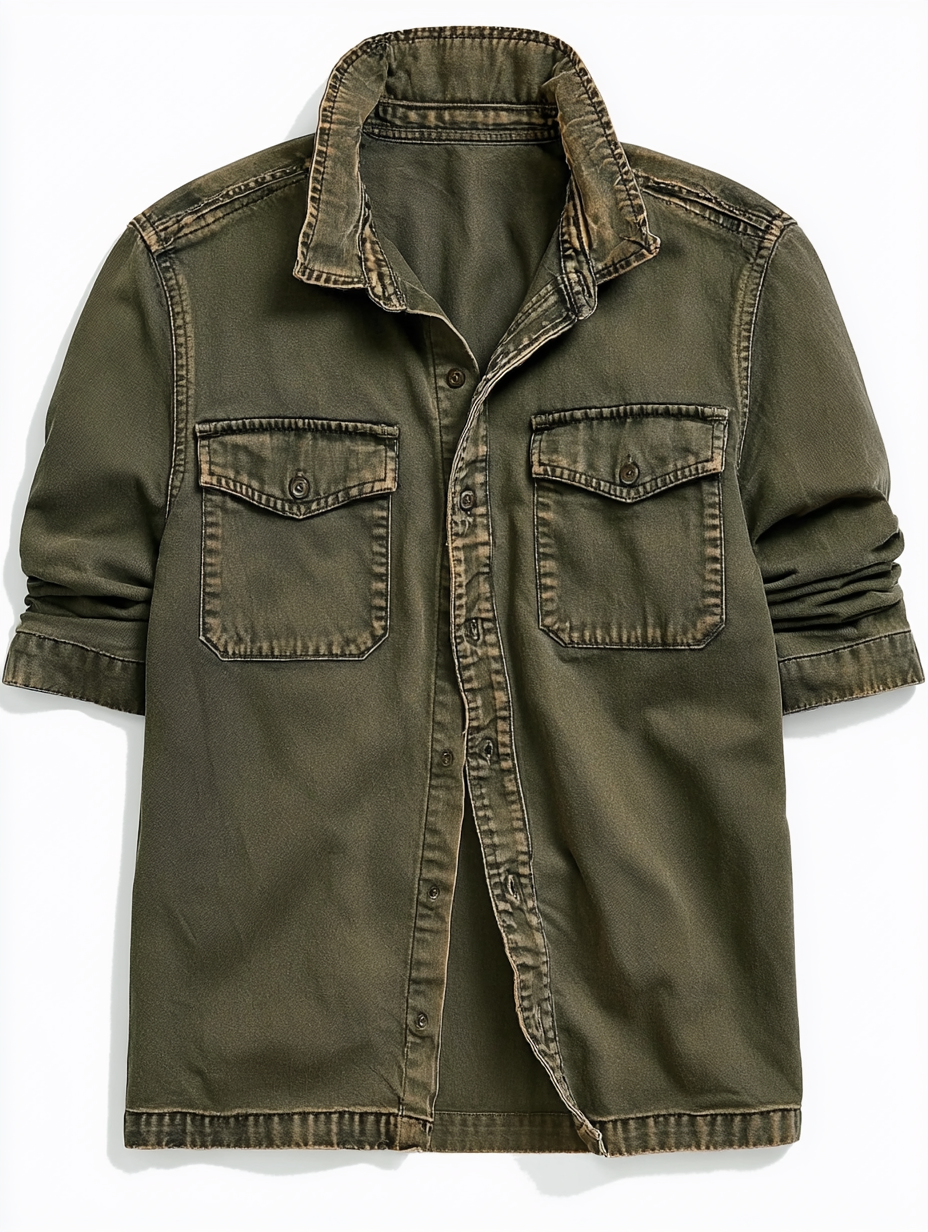 Men’s Rust Relic Washed Utility Shirt
