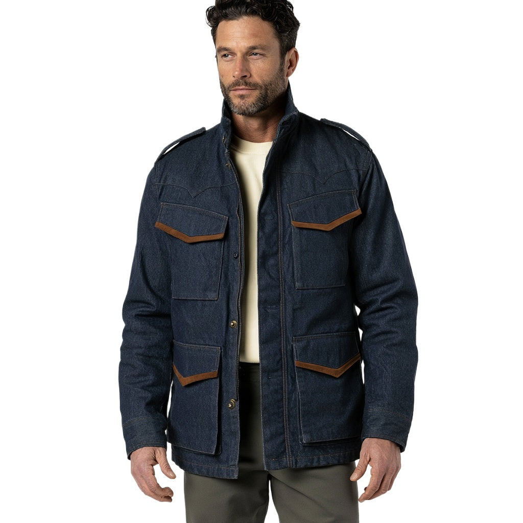 The Indigo Ranch Field Jacket | Western Four-Pocket Layer