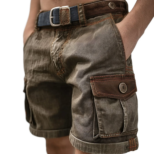 Short utilitaire multipoches – Délavage vintage