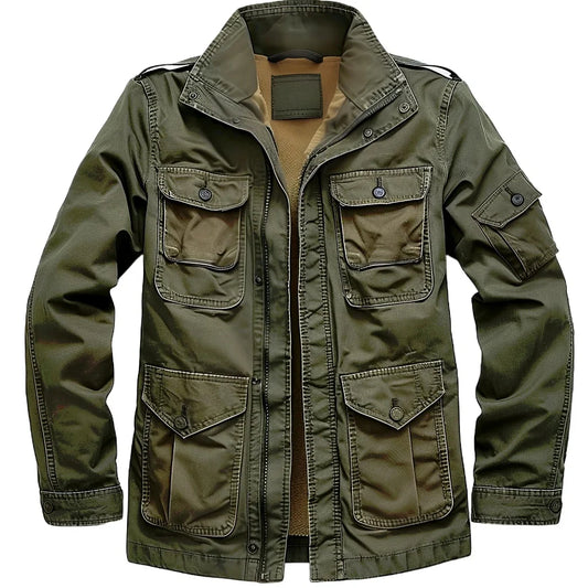 Veste de terrain M65 pour homme – Poche plaquée renforcée