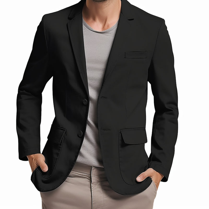 Blazer de voyage vintage pour homme, veste légère et pliable